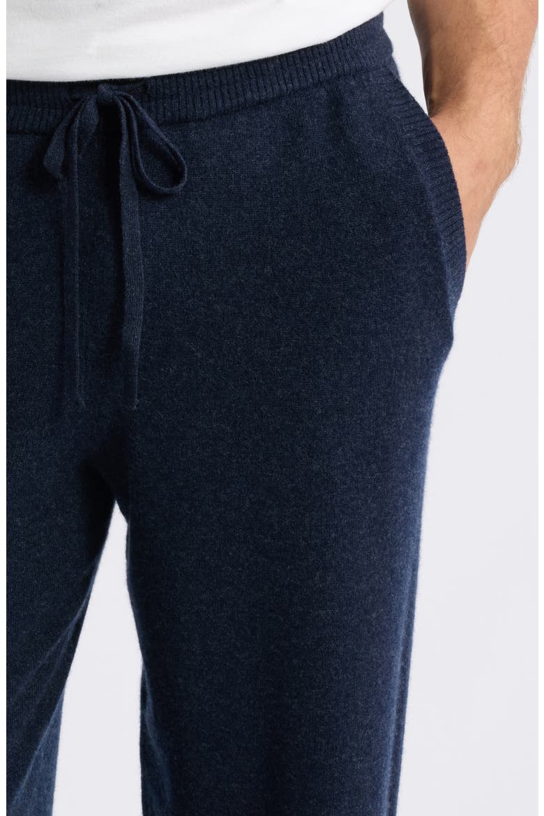 Cashmere Pajama Pants, Alternate, color, NAVY HEATHER