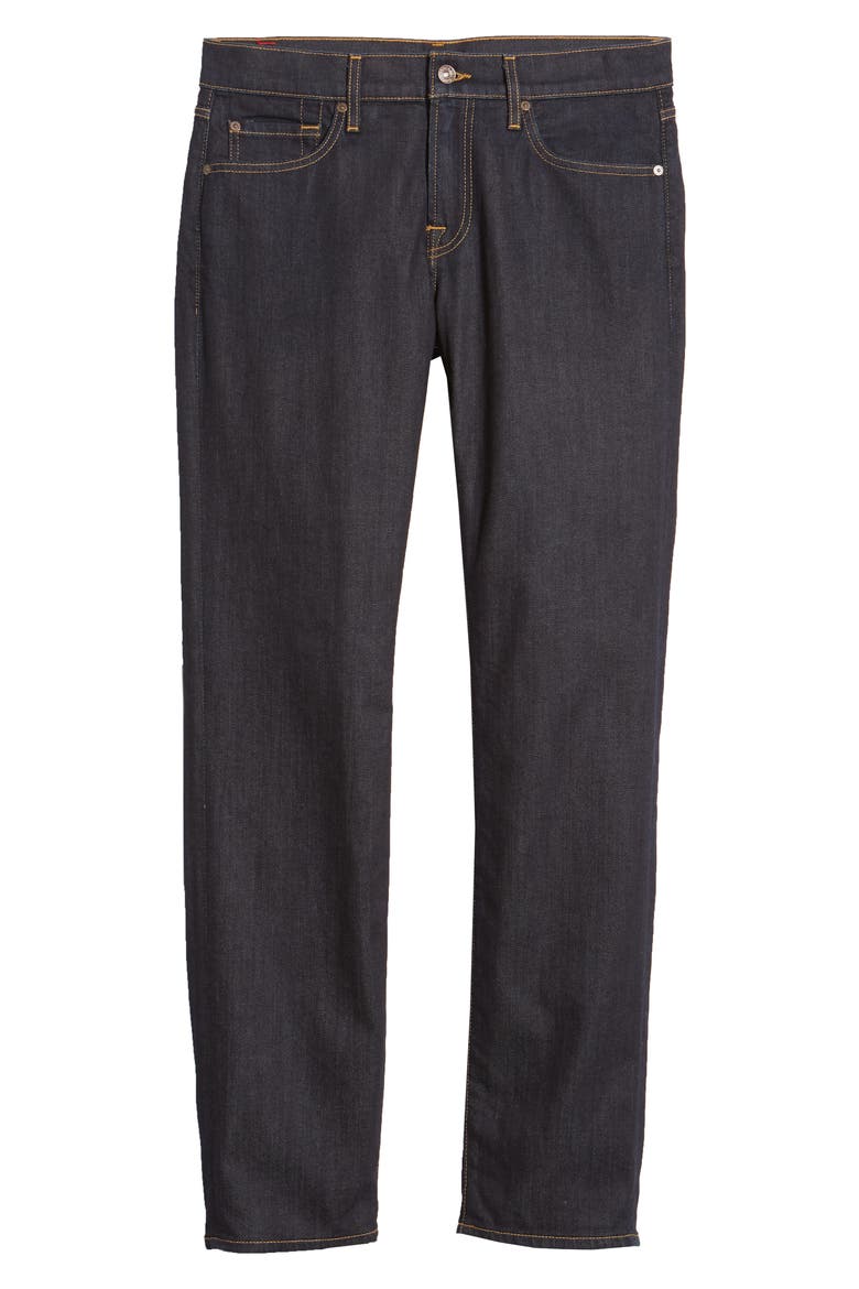 7 For All Mankind® Luxe Slimmy Straight Leg Jeans, Alternate, color, DARK CLEAN