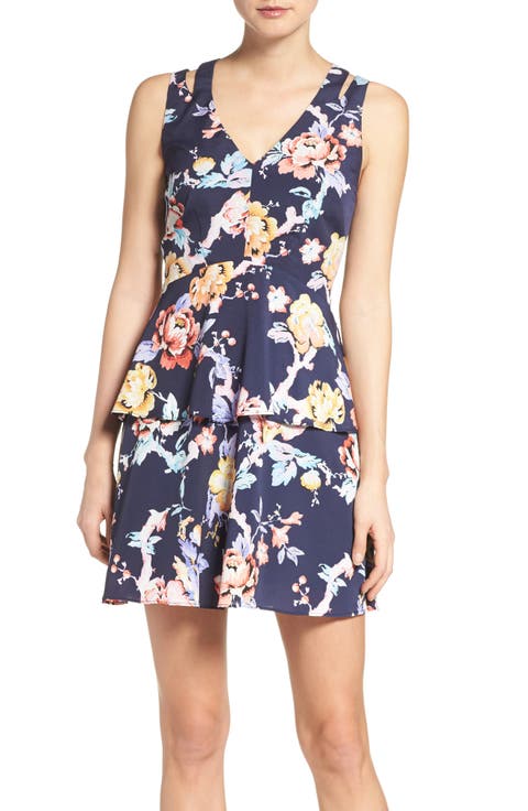 Ruffle A-Line Dress