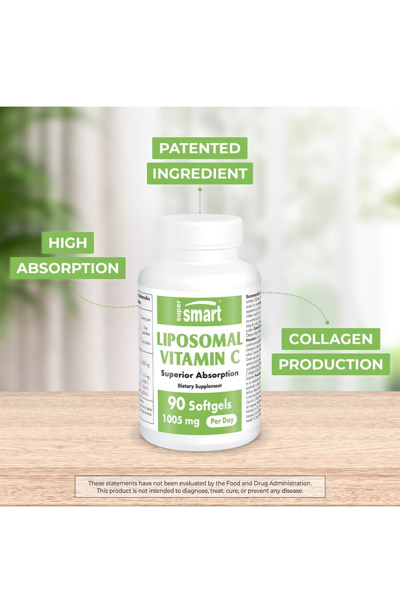 SuperSmart Liposomal Vitamin C Supplement, Alternate, color, NO COLOR