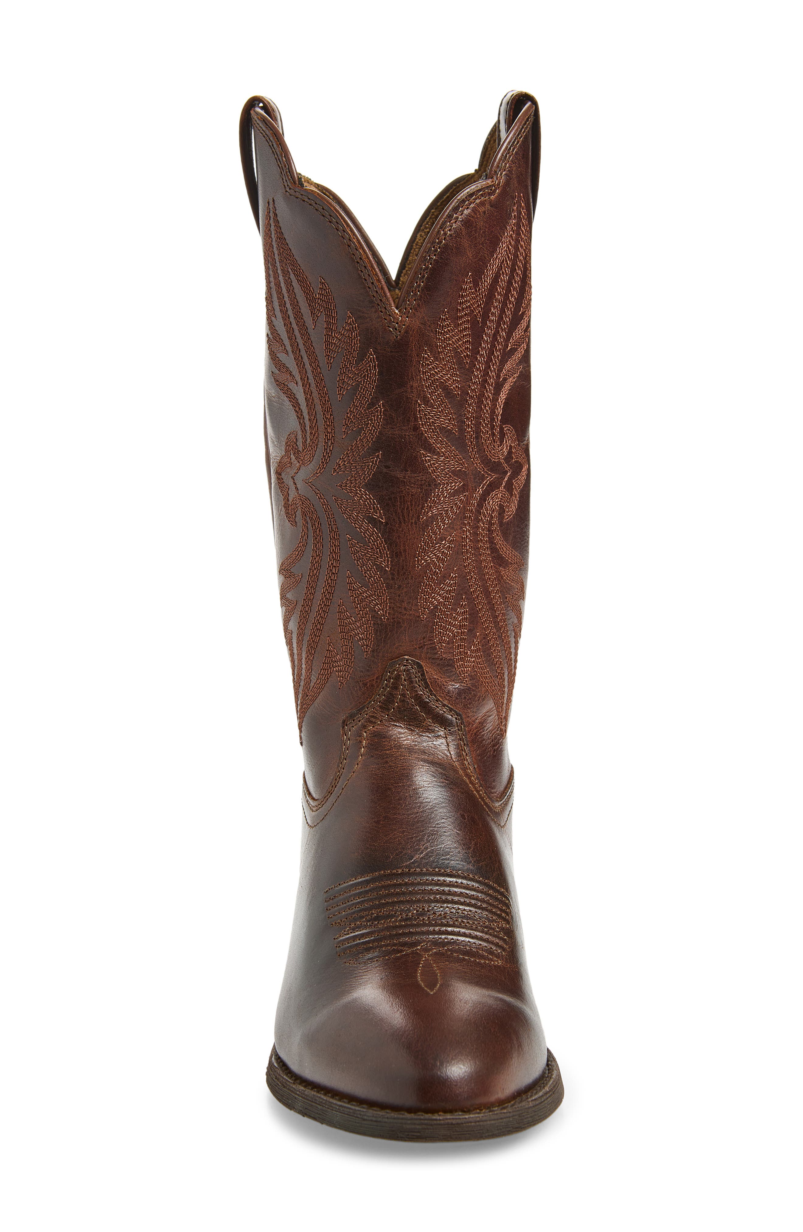 Heritage Western R-Toe Boot, Alternate, color, MAHOGANY