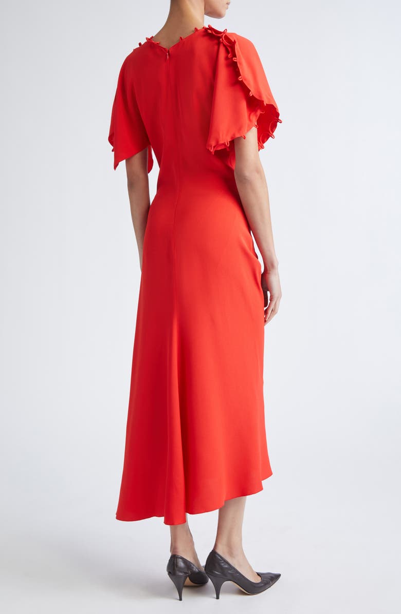 Victoria Beckham Rouleau Trim Draped, Alternate, color, Cayenne