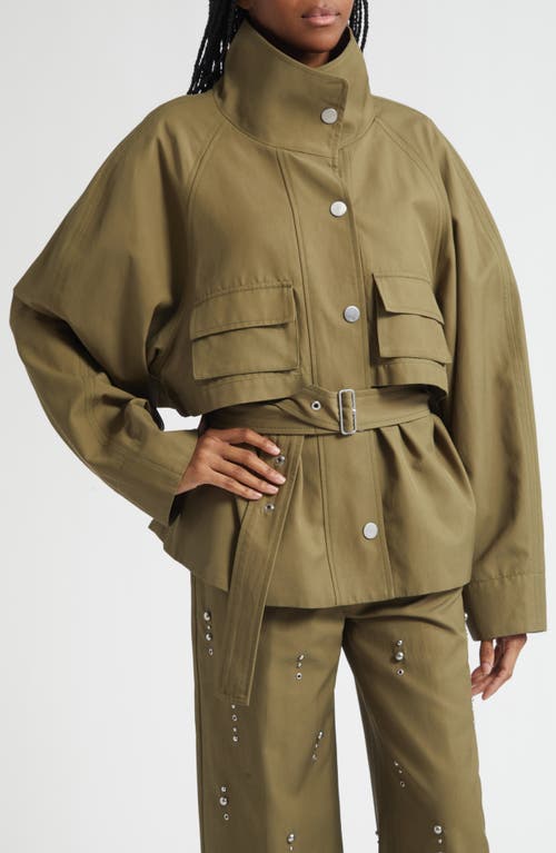 3.1 Phillip Lim Belted Utility Jacket In Brown