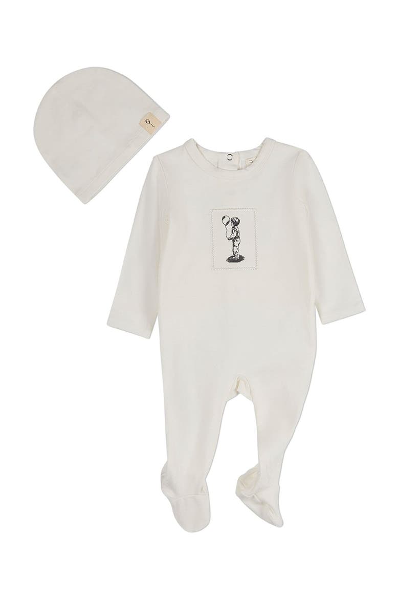 Baby Boys Cotton Rich Footie, Main, color, Ivory Mist