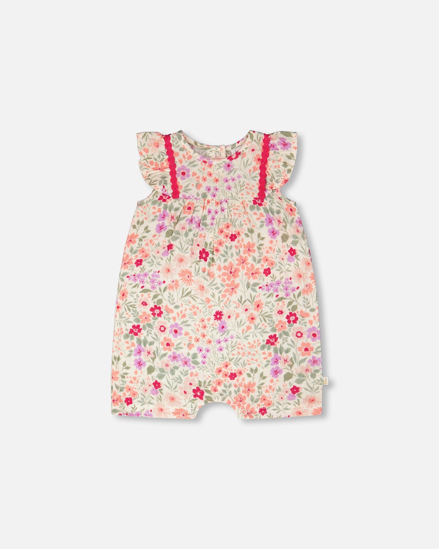 selected Off White Printed Flowers