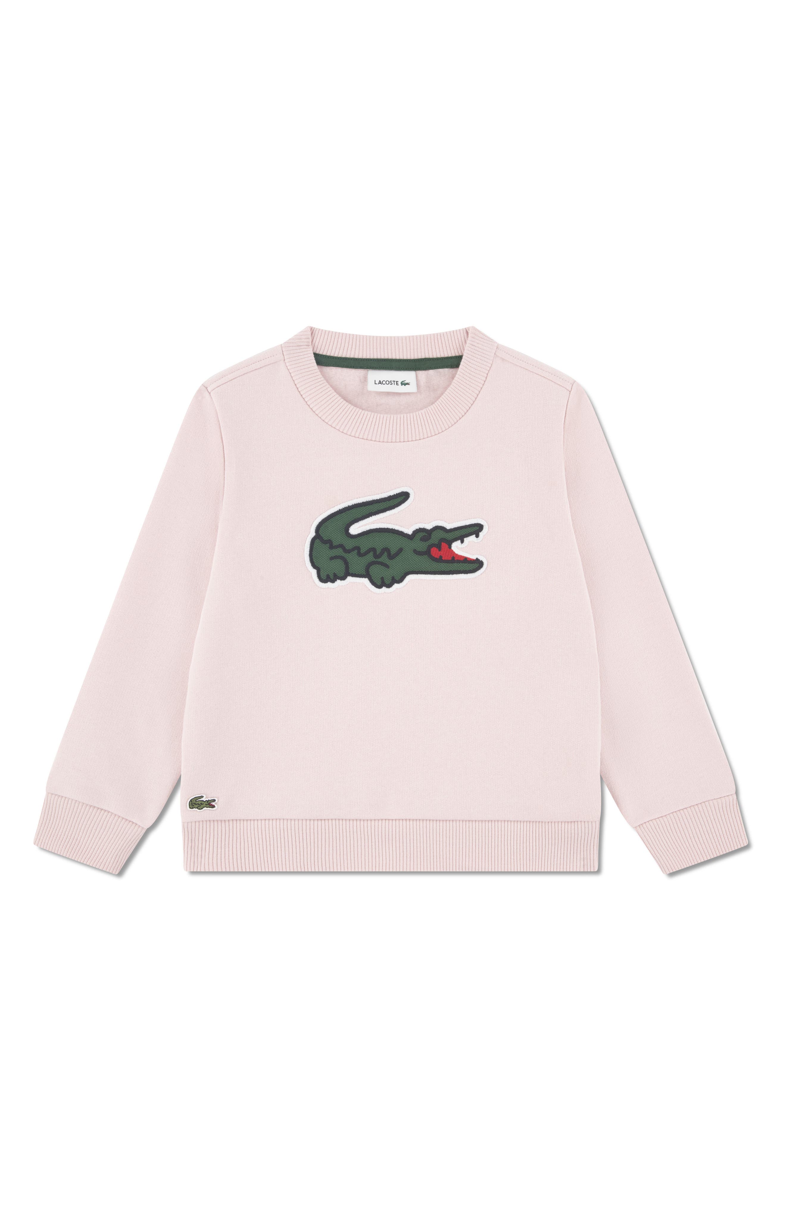 Kids' Piqué Appliqué Crewneck Sweatshirt