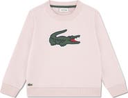 Lacoste Kids' Piqué Appliqué Crewneck Sweatshirt