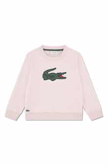 Kids' Piqué Appliqué Crewneck Sweatshirt