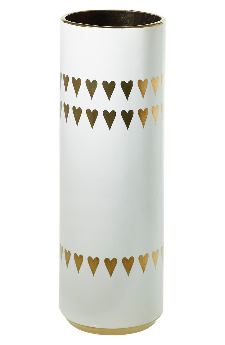 Accent Decor Spade Ceramic Vase, Main, color,