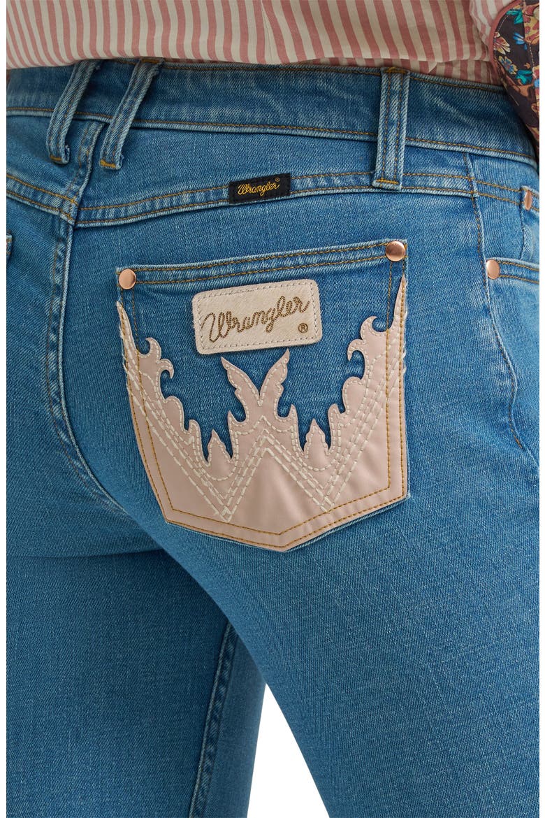 x Lainey Wilson Mae Embellished Bootcut Jeans, Alternate, color, DENIM