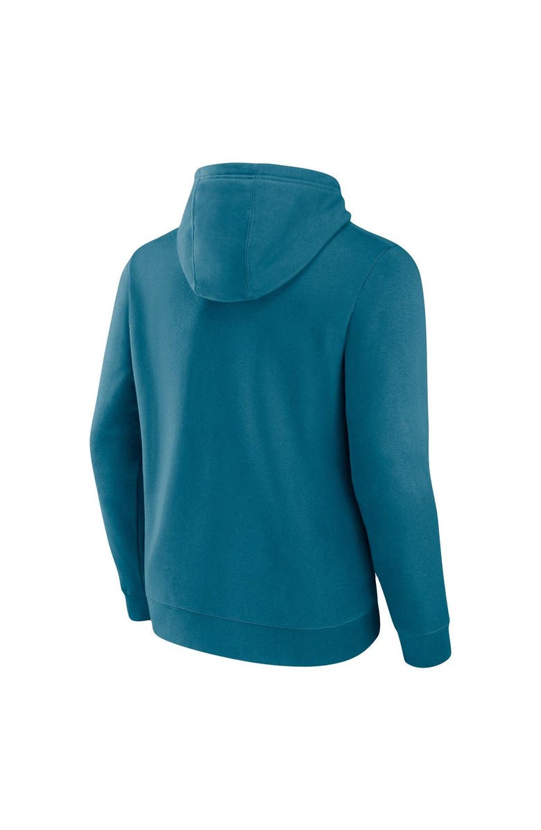 FANATICS Men's Fanatics Branded Teal San Jose Sharks Primary Logo Pullover Hoodie, Alternate, color, Teal