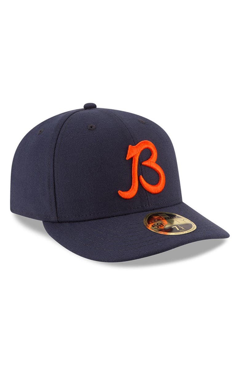New Era Men's New Era Navy Chicago Bears Omaha Low Profile 59FIFTY Hat - B, Alternate, color, 