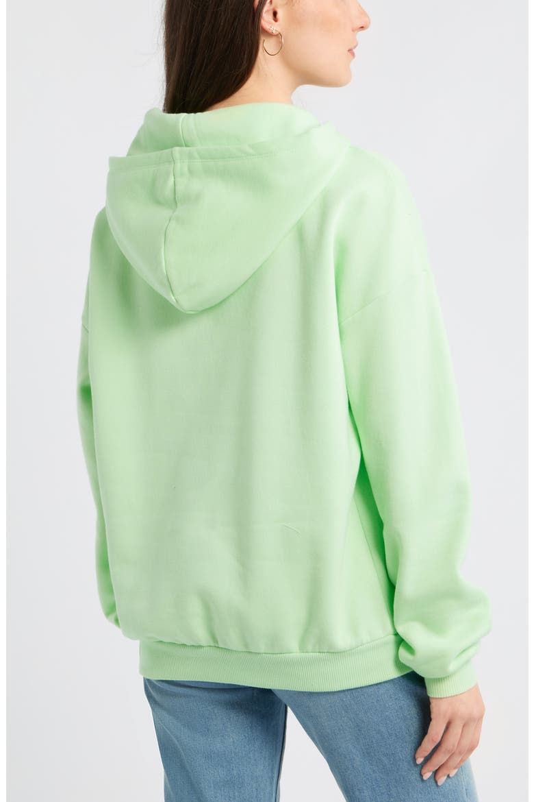 Relaxed Fleece Hoodie, Alternate, color, GREEN PATINA