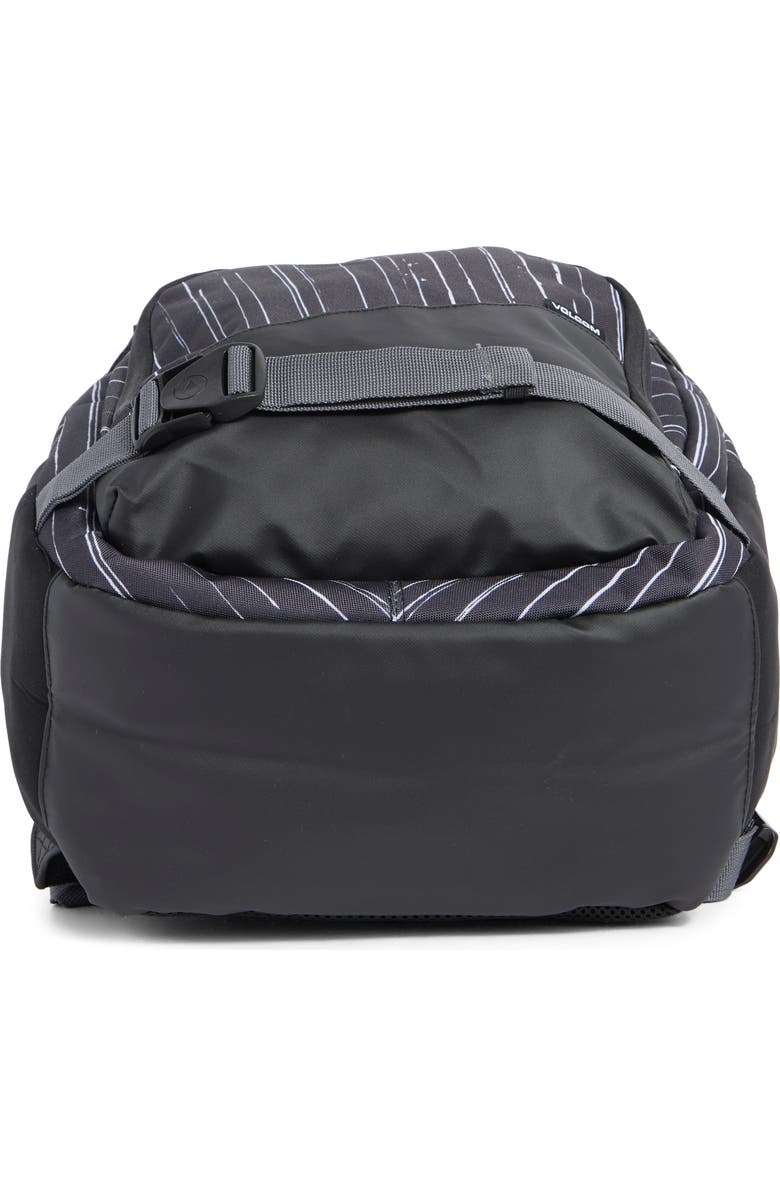 Volcom Grindstone Skate Backpack, Alternate, color, Black White