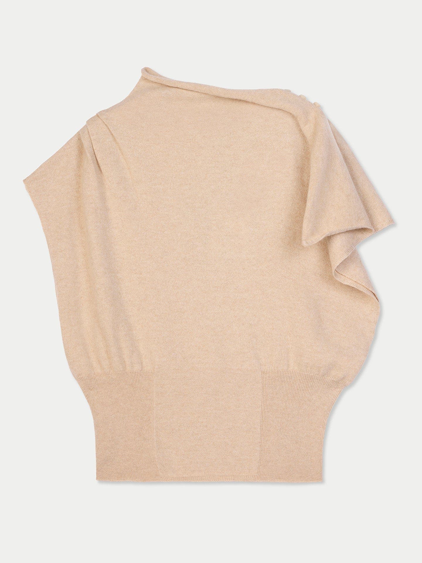 Cashmere Asymmetrical Top - image 5