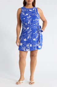 SUGARLIPS Mims Town Janis Wrap Minidress
