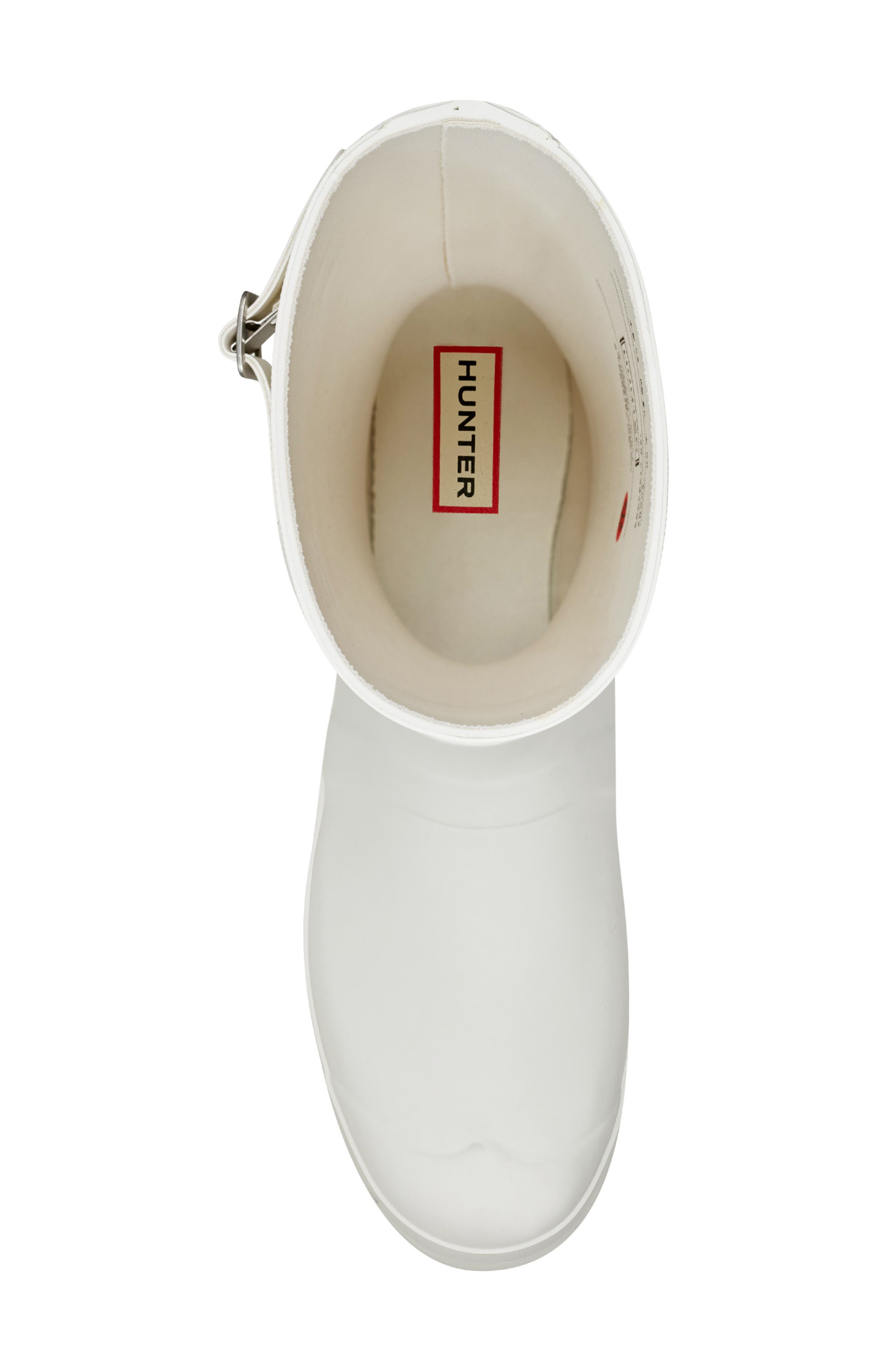 Hunter Original Short Waterproof Rain Boot, Alternate, color, British Ice