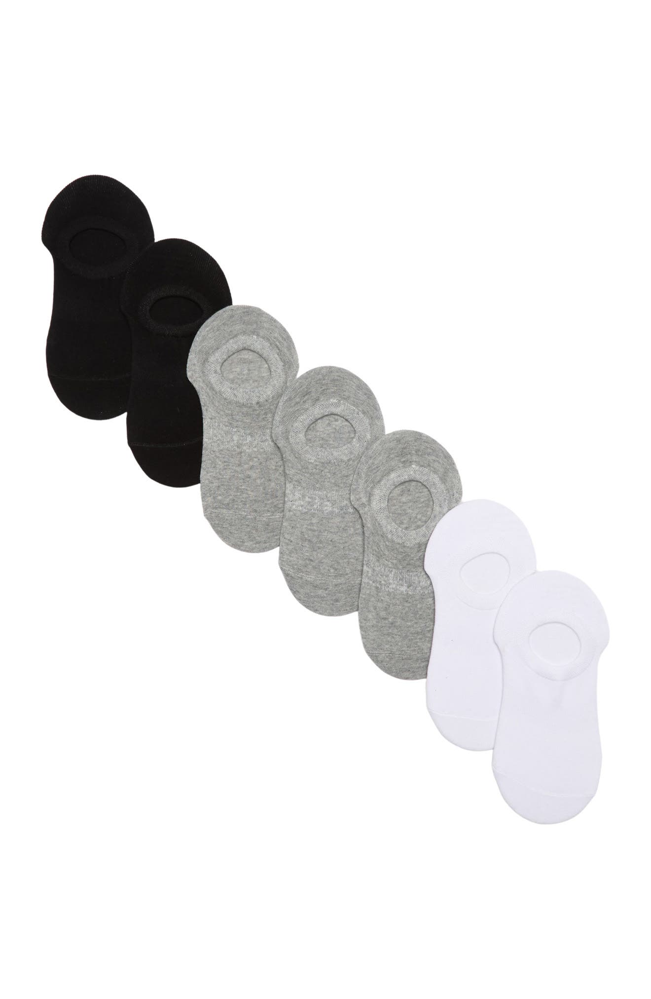 7-Pair No Show Sneaker Liner Socks - image 2