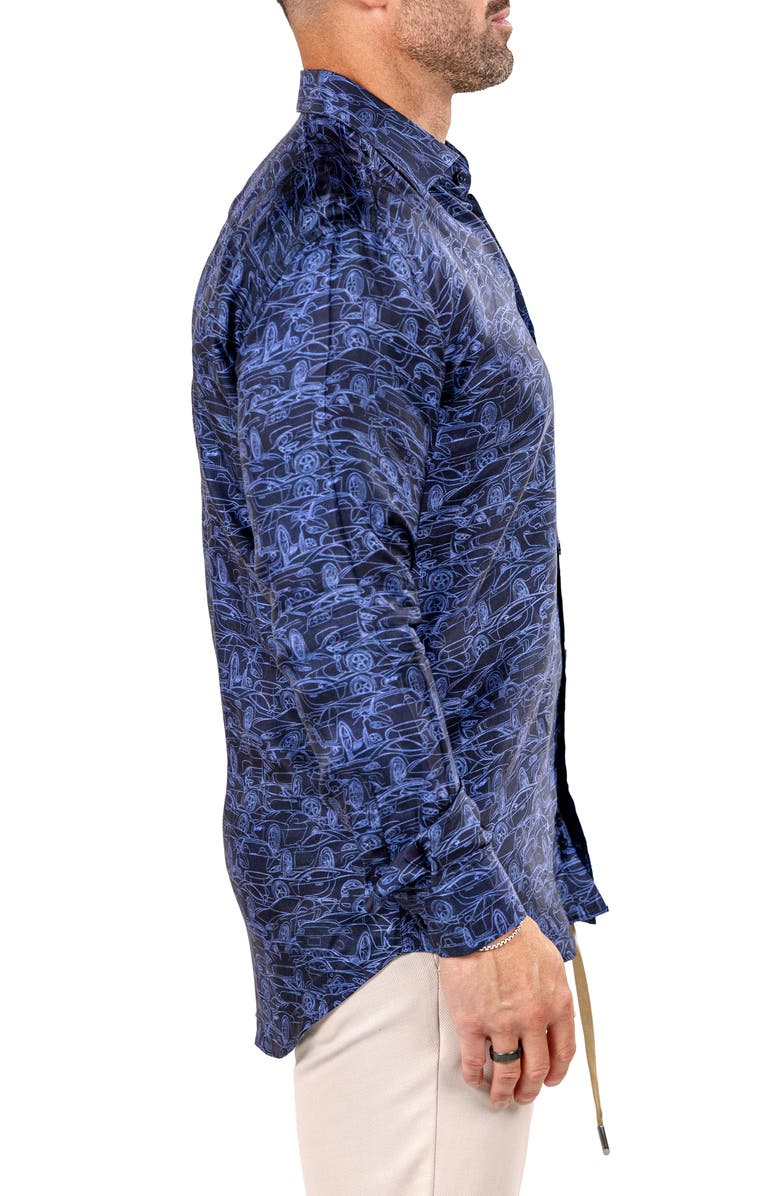 Maceoo Fibonacci Marthy Contemporary Fit Button-Up Shirt, Alternate, color, 