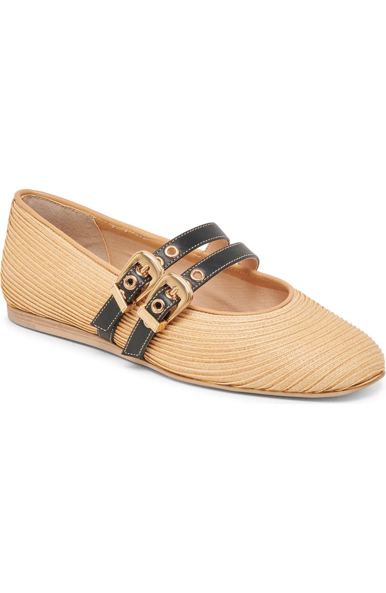 Dolce Vita Baylee Mary Jane Flat, Main, color, Natural Raffia