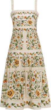 Agua by Agua Bendita Níspero Uchuva Midi Dress