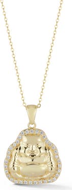 CHLOE AND MADISON Buddha Pendant Necklace