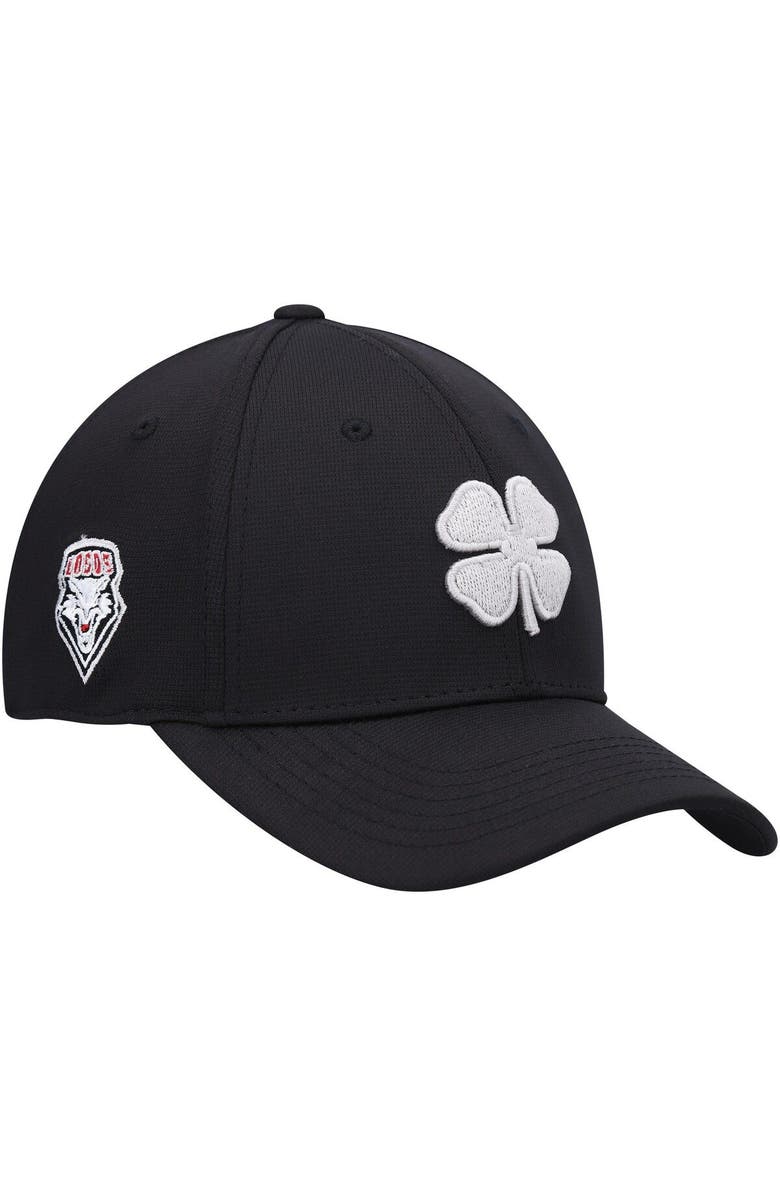 Black Clover Men's Black New Mexico Lobos Spirit Flex Hat, Main, color, 