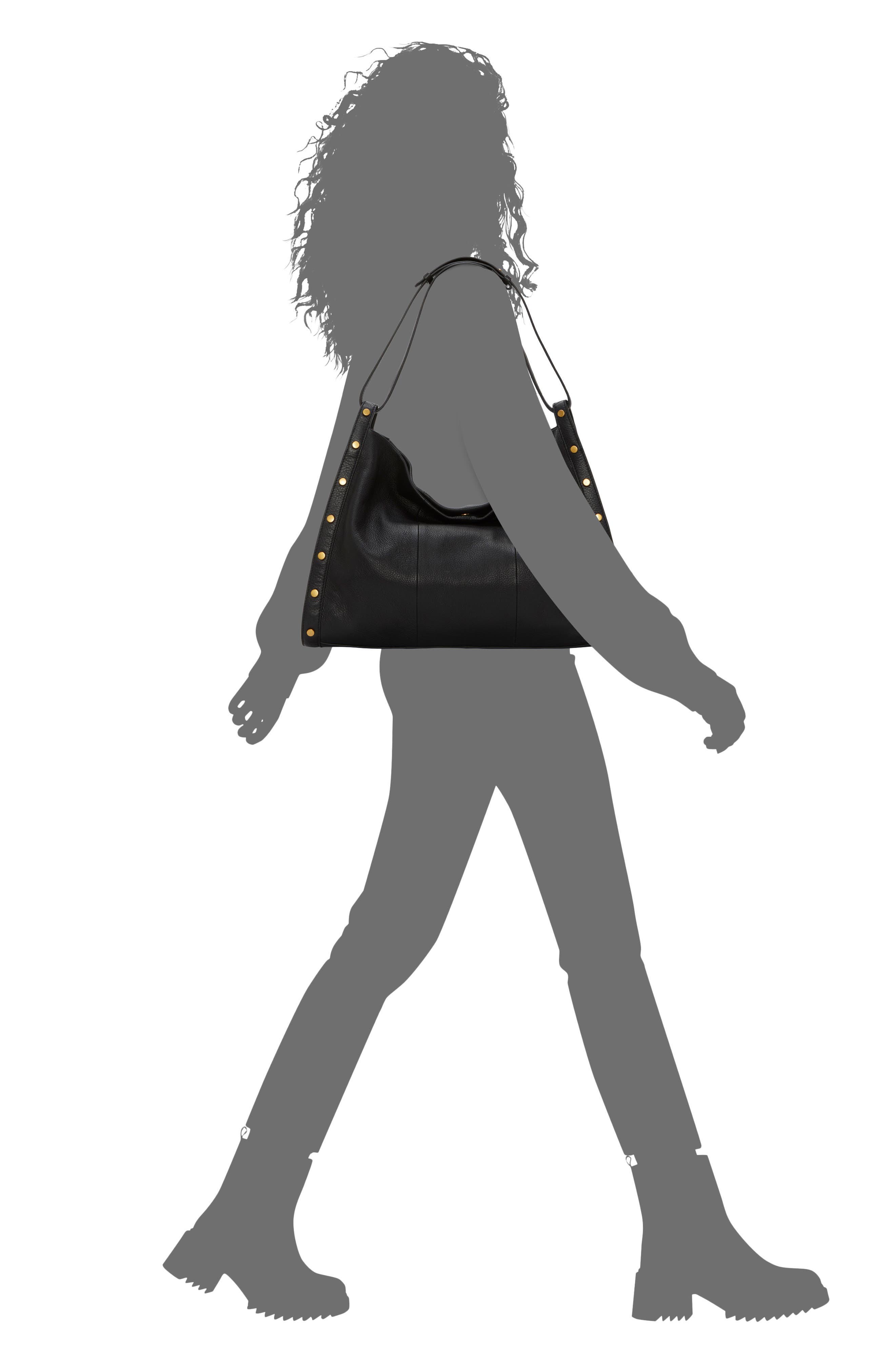 Vince Camuto Lisha Convertible Leather Tote, Alternate, color, 