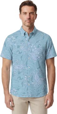 Lords of Harlech Paisley Explosion Mens Knit Shirt