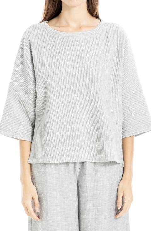 Ottoman Rib Dolman Sleeve Sweater (Regular)