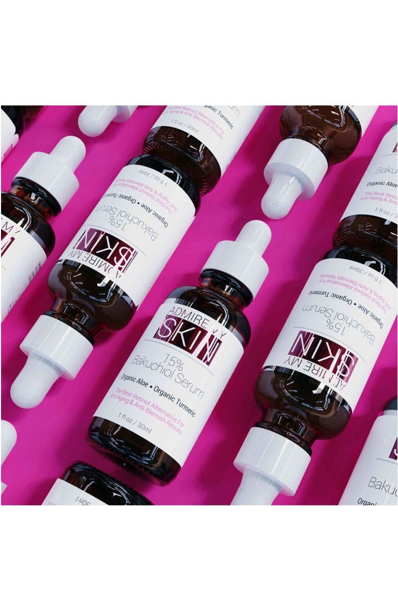 Admire My Skin 15% Bakuchiol Serum Natural Retinol Alternative, Alternate, color, Clear