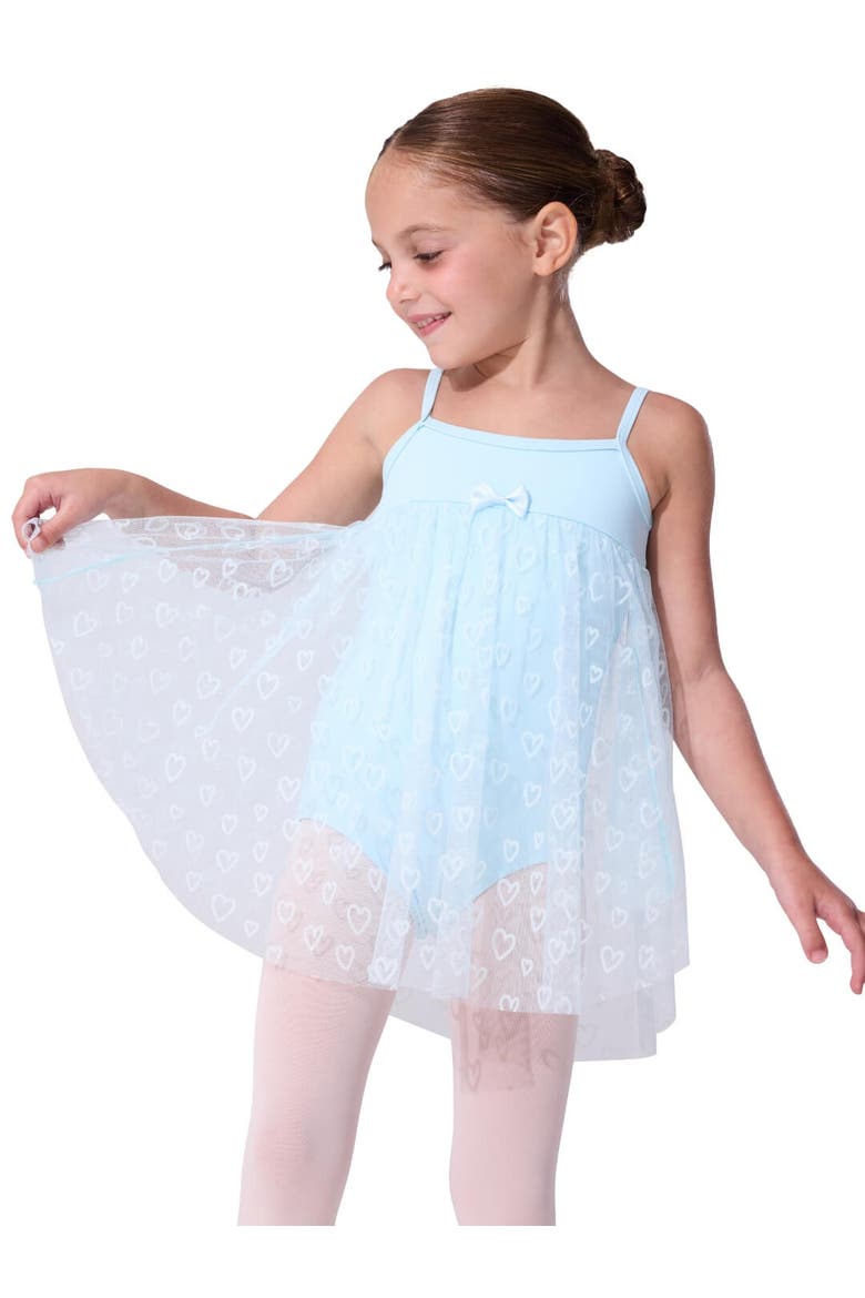 Baby Doll Ballet Dress Heart, Main, color, blue