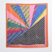 ELLE Collection Printed Satin Scarf