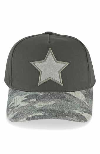 Embroidered Star Patch Baseball Cap