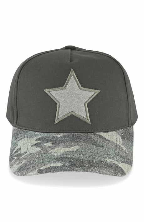 Embroidered Star Patch Baseball Cap