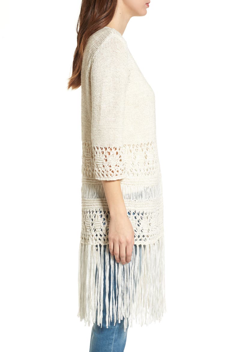 Fringe Hem Cardigan, Alternate, color, JUMP SHIP