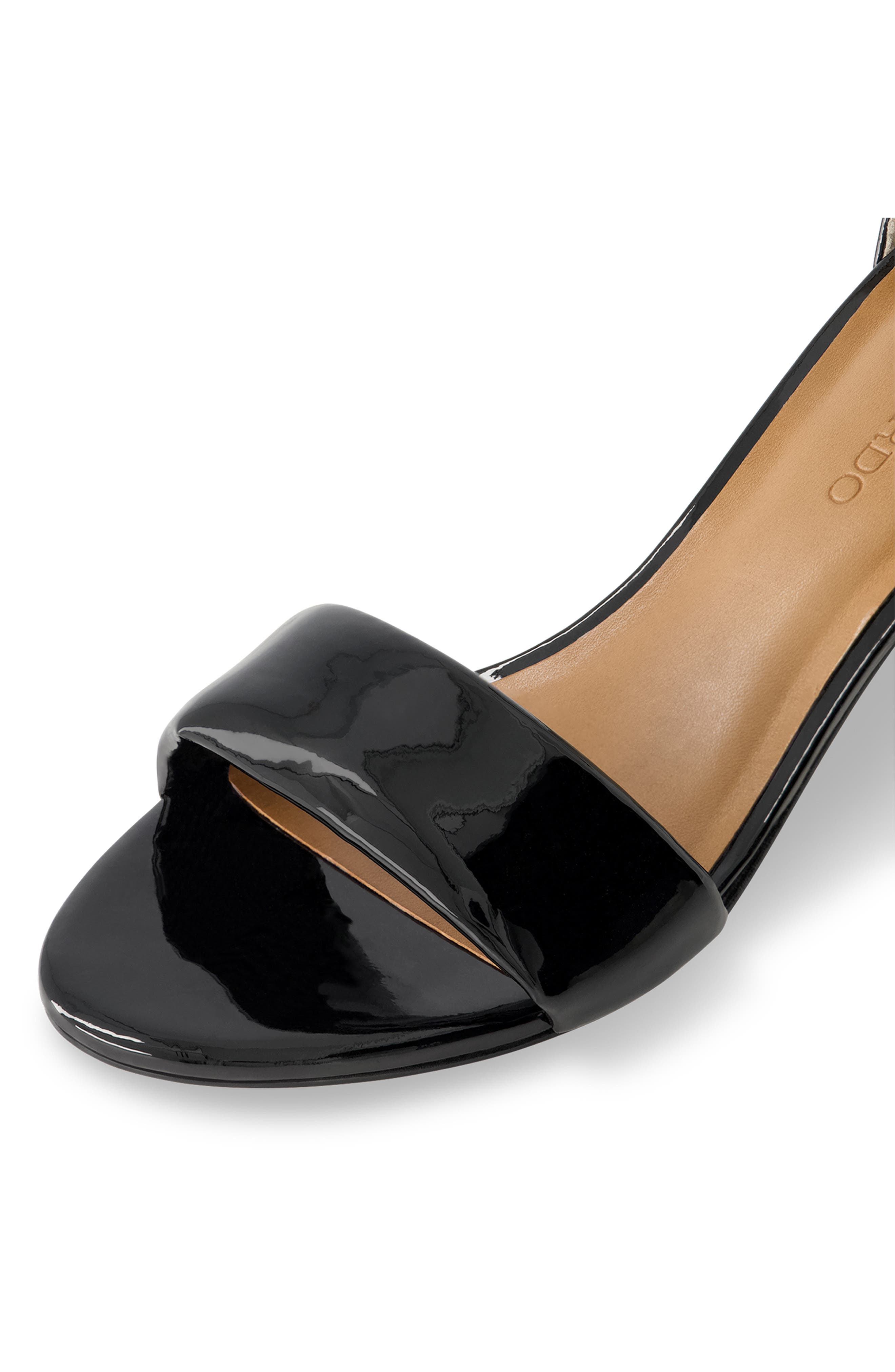 Bernardo Bowie Sandal, Alternate, color, Black Soft Patent
