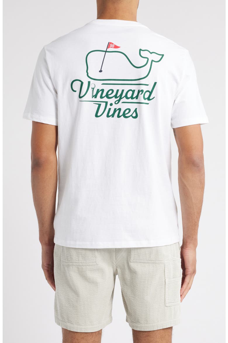 Golf Flag Cotton Graphic T-Shirt, Alternate, color, WHITE CAP