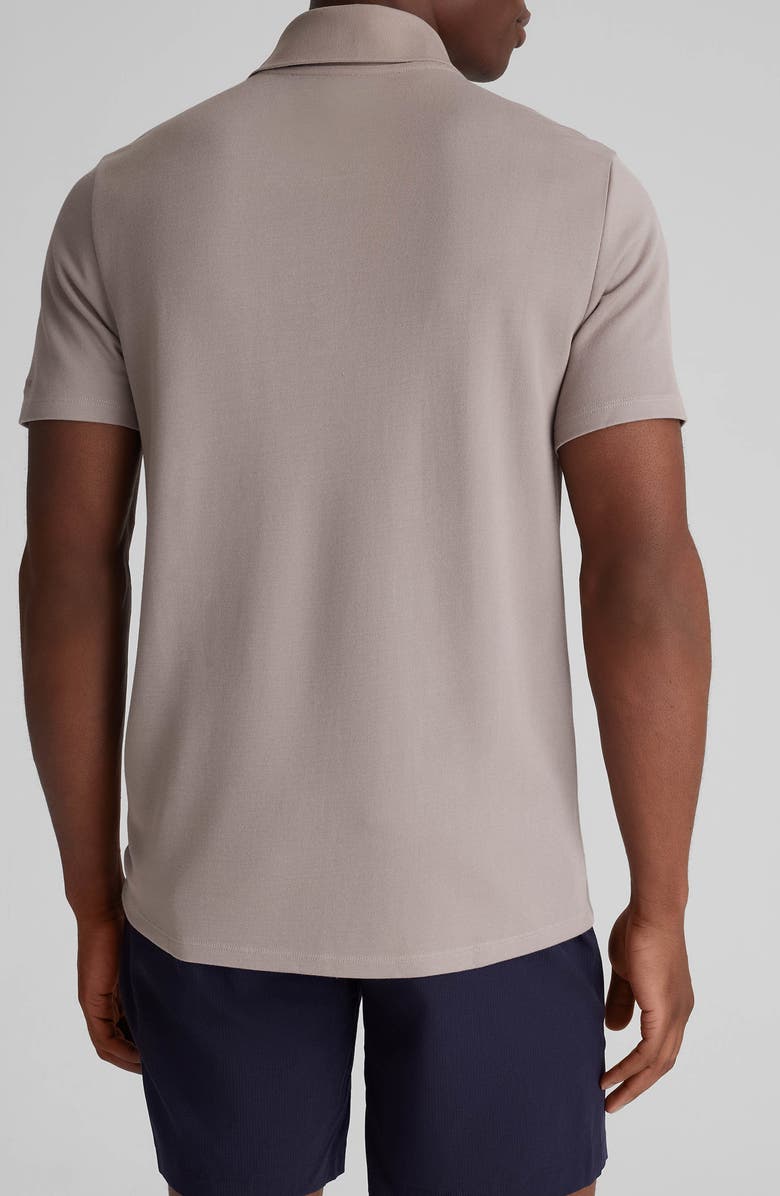 Tommy John Modal Blend Piqué Polo, Alternate, color, Cinder