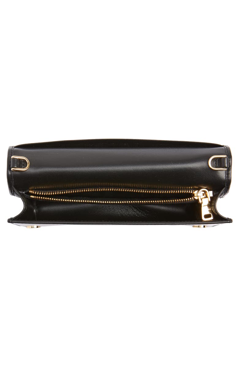 Miu Miu Matelassé Leather Wallet on a Chain, Alternate, color,