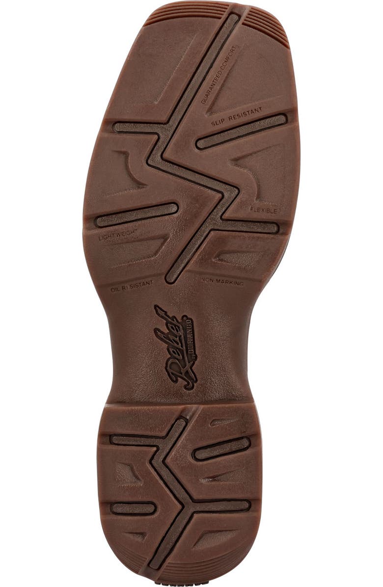 DURANGO Army Green Usa Print Western Boot, Alternate, color, Brown And Army Green