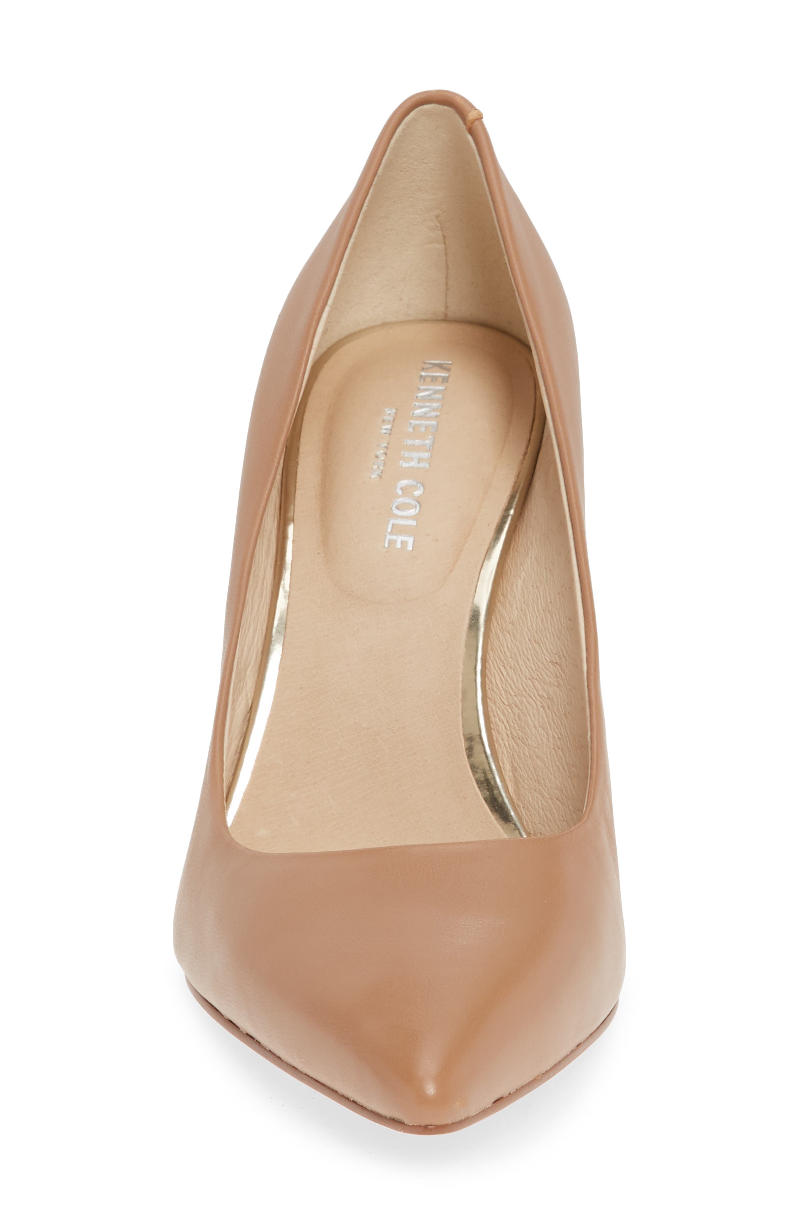 Riley 85 Pump, Alternate, color, LATTE LEATHER