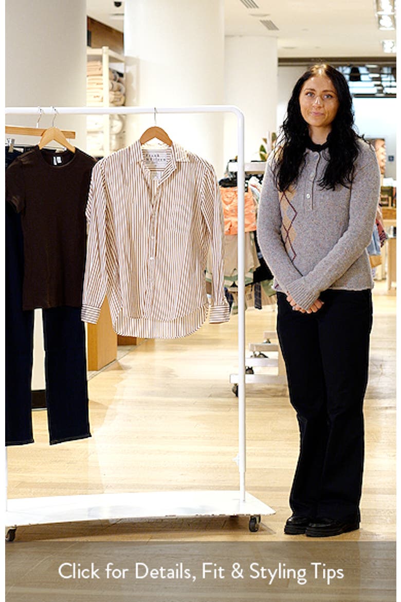 Eileen Stripe Relaxed Fit Button-Up Shirt video