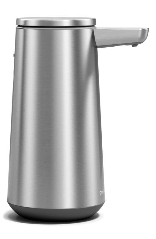 Simplehuman Rechargeable Sensor Pump Foam Soap Dispenser In Silver