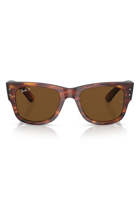 Mega Wayfarer 51mm Polarized Sunglasses