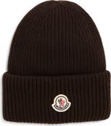 Moncler Wool & Cashmere Ribbed Beanie