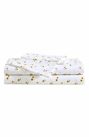 Sunflower 200 Thread Count Cotton Percale Full Sheet Set