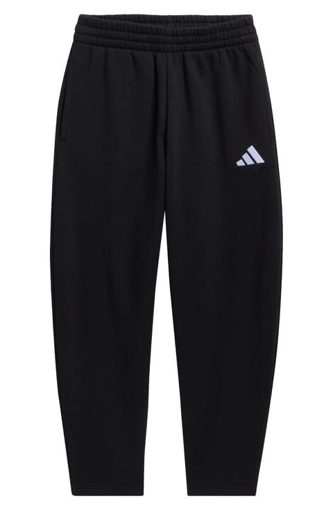 Kids' Cotton Blend Fleece Barrel Leg Pants