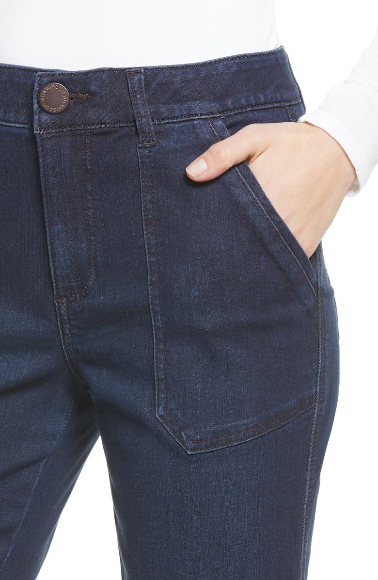 Wit & Wisdom 'Ab'Solution High Waist Utility Jeans, Alternate, color, 