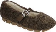 MIA Kayti Faux Shearling Mary Jane Flat